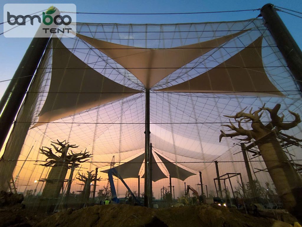 Thi công mái bạt tại Hải Phòng