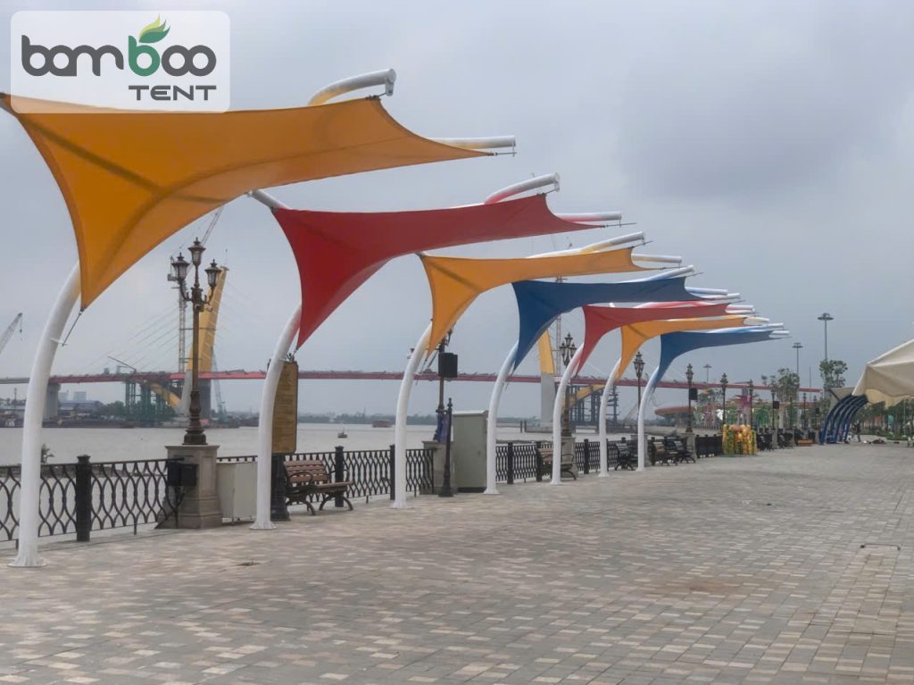 Mái che tạo hình tại Vũ Yên Hải Phòng