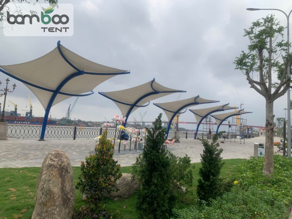 Mái che tạo hình tại Vũ Yên Hải Phòng
