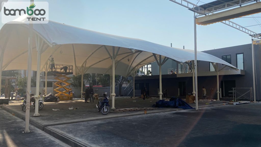 Mái che bạt căng tại hải phòng