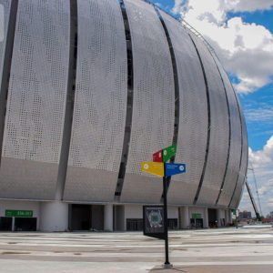 Facade - Mặt dựng sân vận động