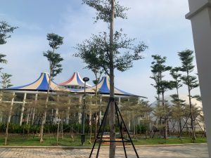 lều nhà bạt tại KĐT EcoPark Long An