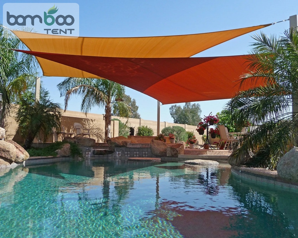 Thi công mái che bạt HDPE