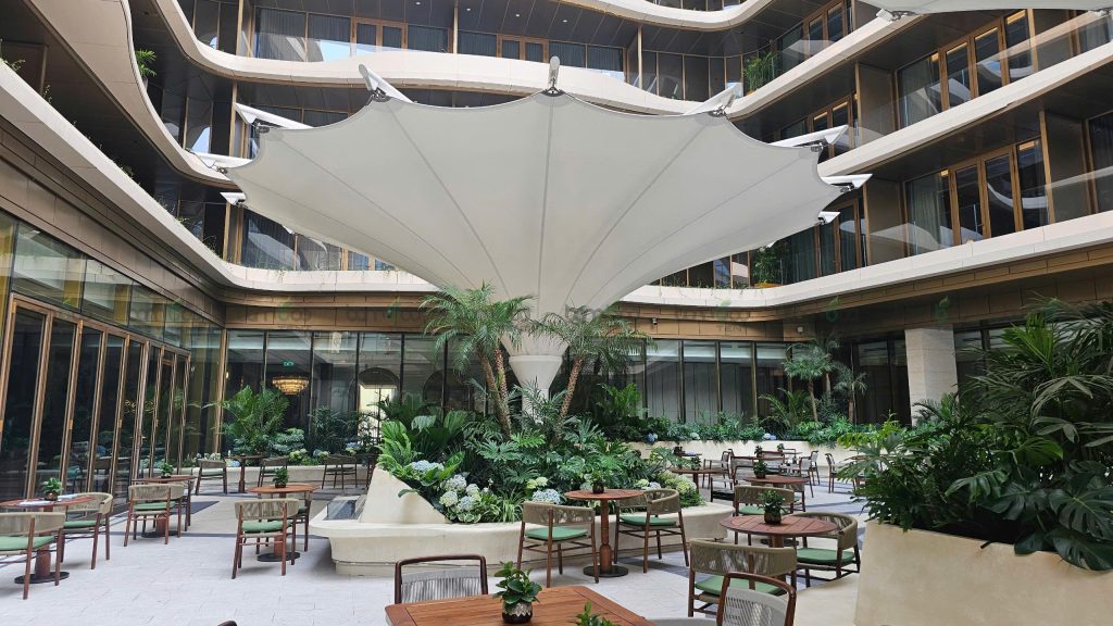 Mái che dù ngược – Giải pháp kiến trúc hiện đại